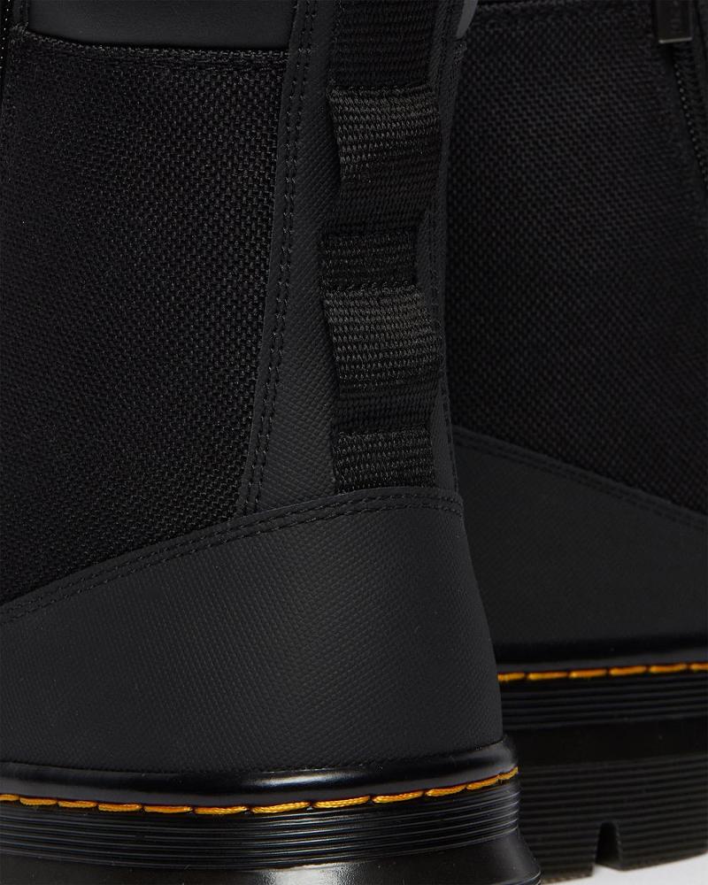 Black Men's Dr Martens Combs Zip Casual Boots | CA 465HAP